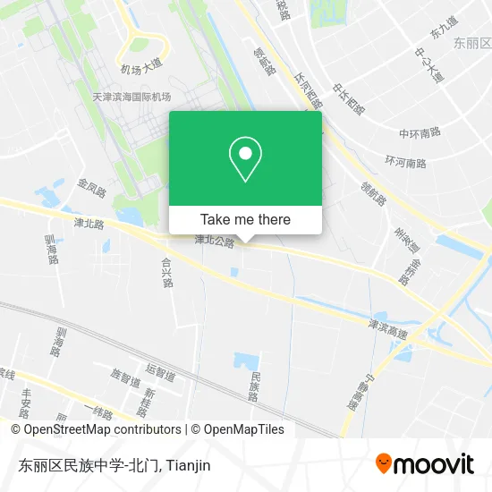 东丽区民族中学-北门 map