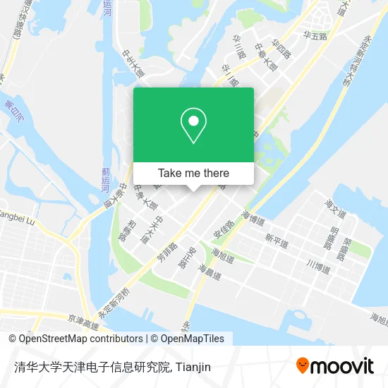清华大学天津电子信息研究院 map