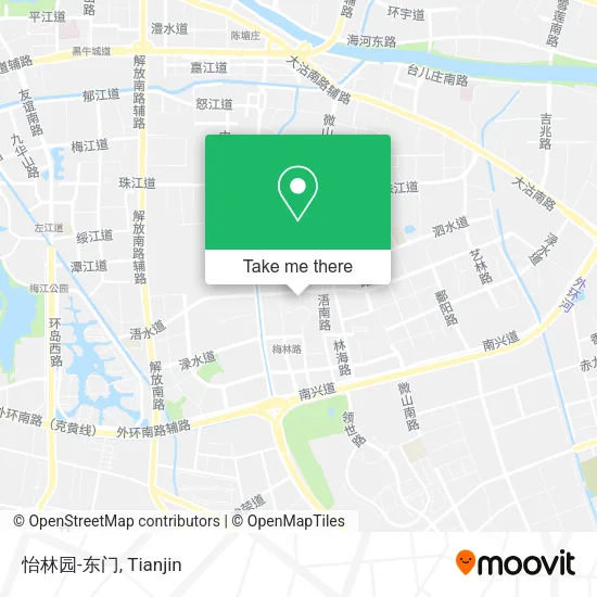 怡林园-东门 map