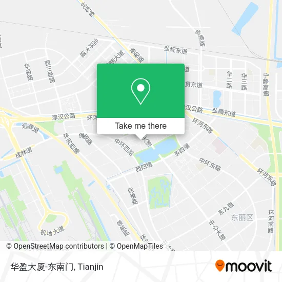 华盈大厦-东南门 map