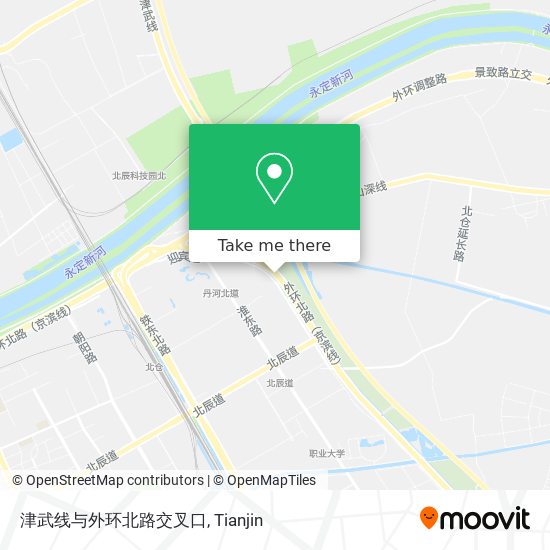 津武线与外环北路交叉口 map