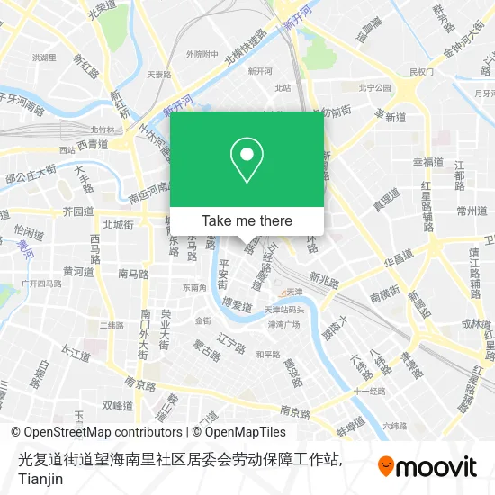 光复道街道望海南里社区居委会劳动保障工作站 map
