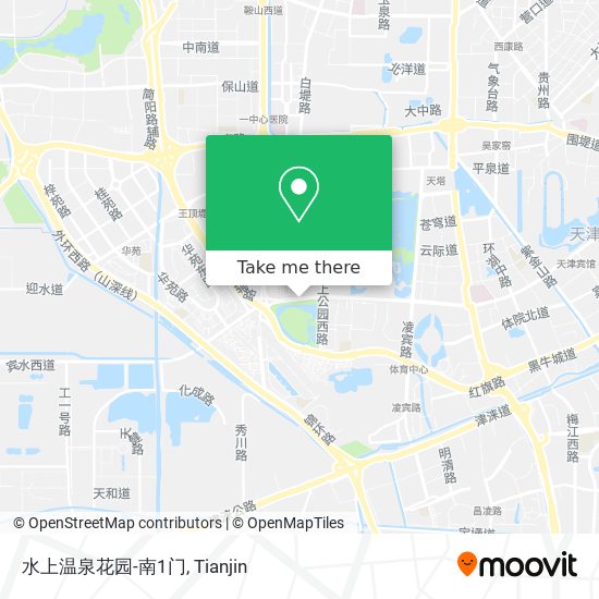 水上温泉花园-南1门 map