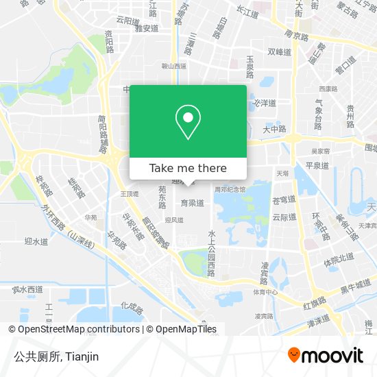 公共厕所 map