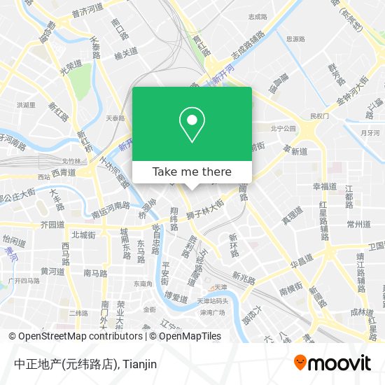 中正地产(元纬路店) map