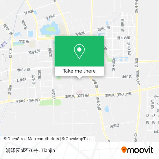 润泽园a区76栋 map
