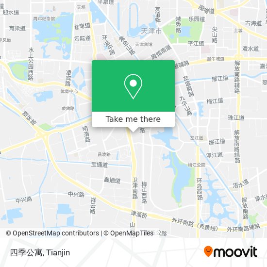 四季公寓 map
