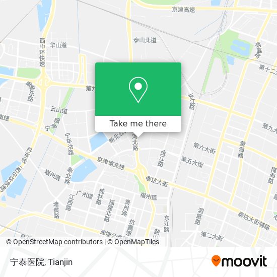 宁泰医院 map