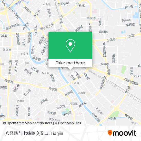八经路与七纬路交叉口 map