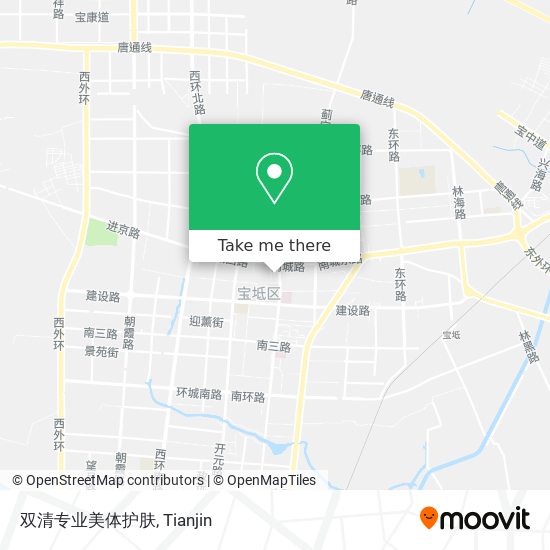 双清专业美体护肤 map