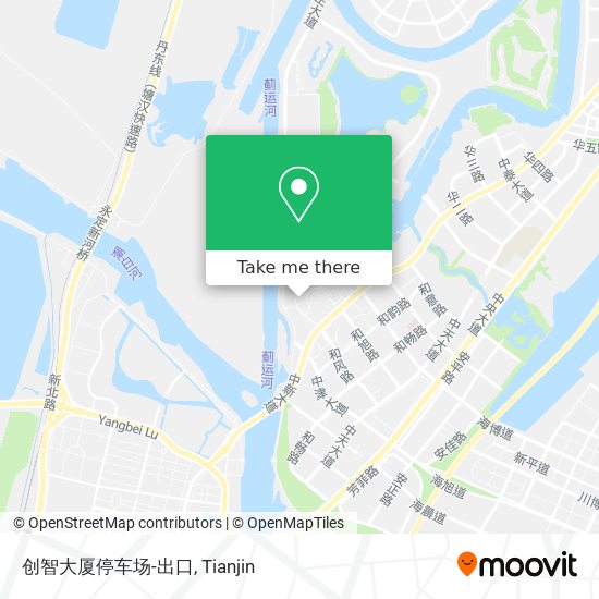 创智大厦停车场-出口 map