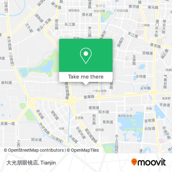 大光朋眼镜店 map