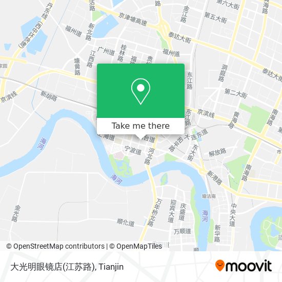 大光明眼镜店(江苏路) map