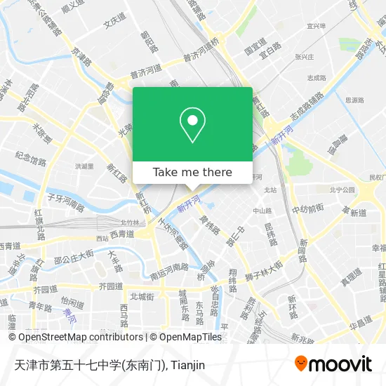 天津市第五十七中学(东南门) map