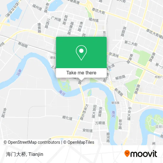 海门大桥 map
