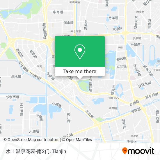 水上温泉花园-南2门 map