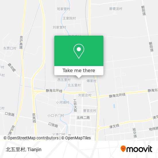 北五里村 map