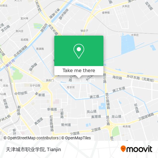 天津城市职业学院 map