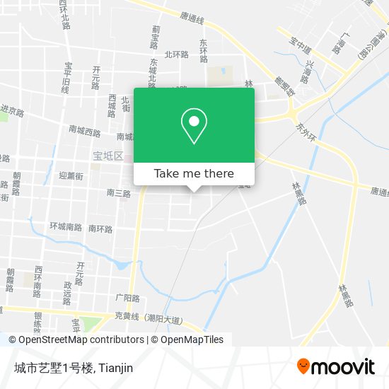 城市艺墅1号楼 map