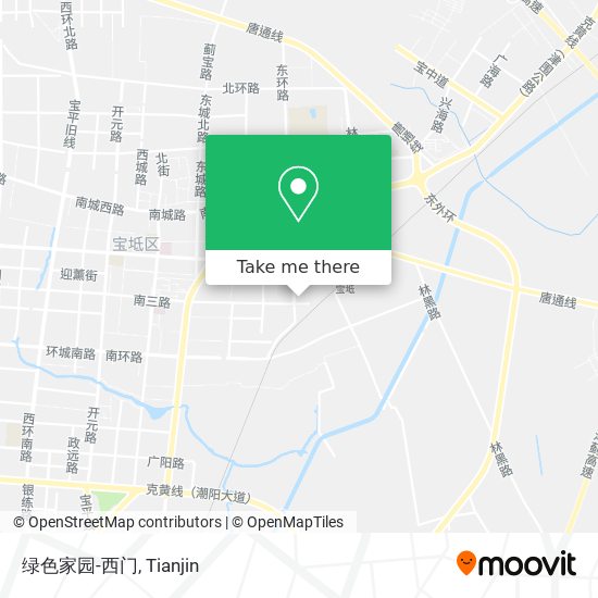绿色家园-西门 map