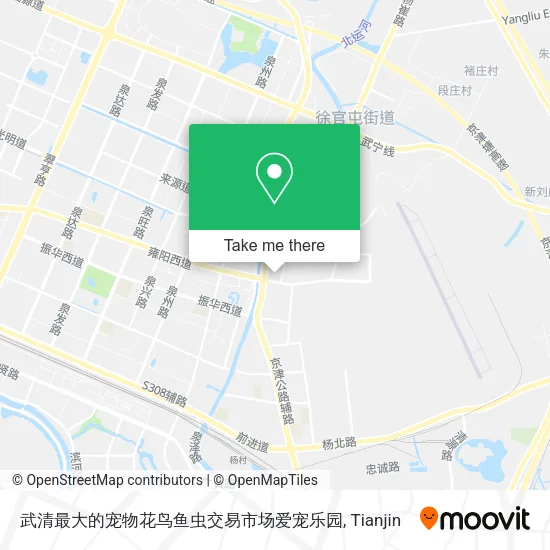 武清最大的宠物花鸟鱼虫交易市场爱宠乐园 map
