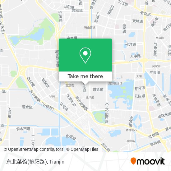 东北菜馆(艳阳路) map