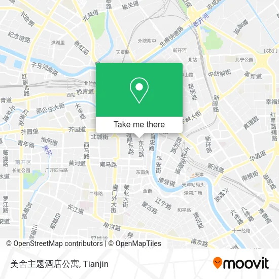 美舍主题酒店公寓 map