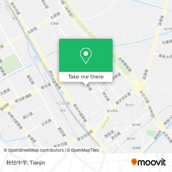 秋怡中学 map