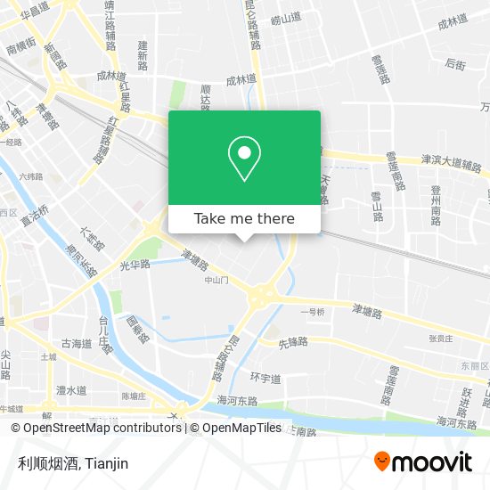 利顺烟酒 map