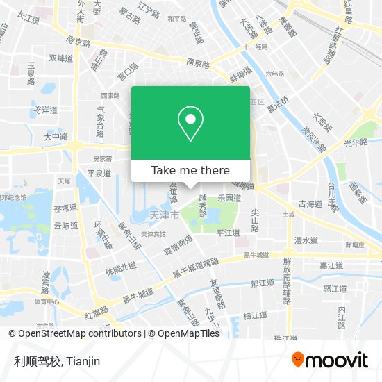 利顺驾校 map