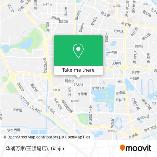 华润万家(王顶堤店) map