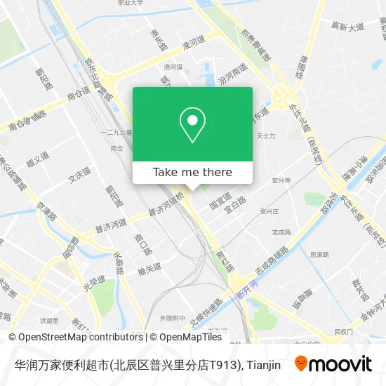 华润万家便利超市(北辰区普兴里分店T913) map