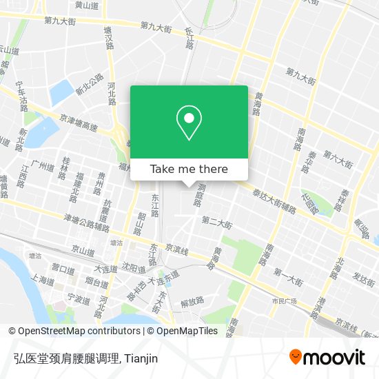 弘医堂颈肩腰腿调理 map