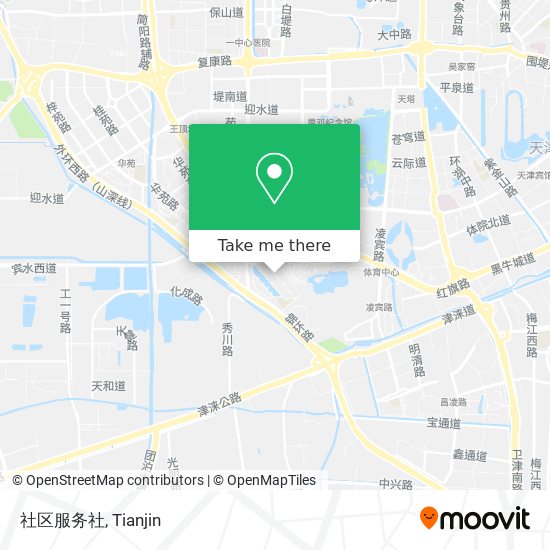 社区服务社 map