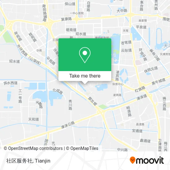 社区服务社 map