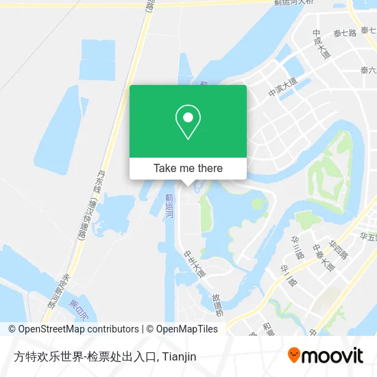 方特欢乐世界-检票处出入口 map