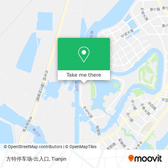 方特停车场-出入口 map