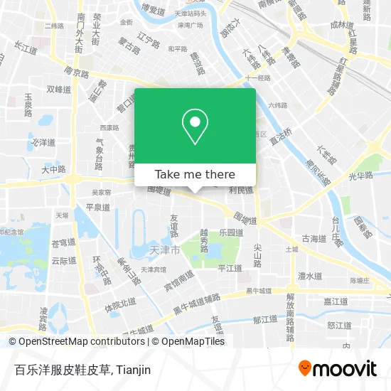 百乐洋服皮鞋皮草 map