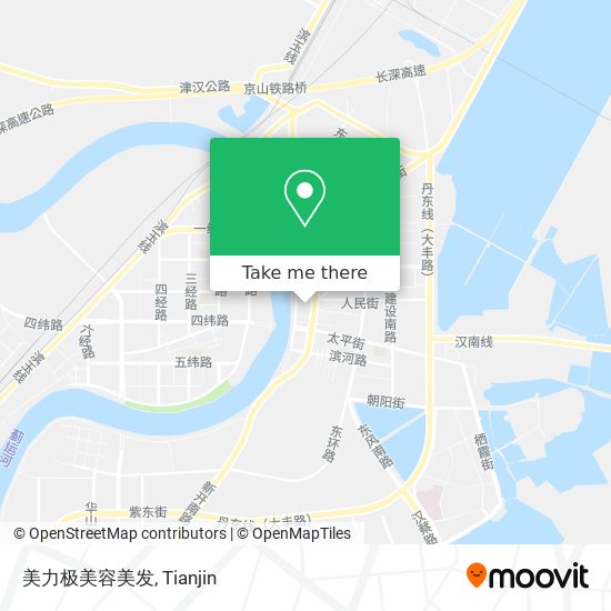美力极美容美发 map
