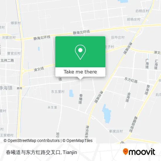春曦道与东方红路交叉口 map