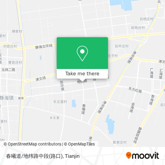 春曦道/地纬路中段(路口) map