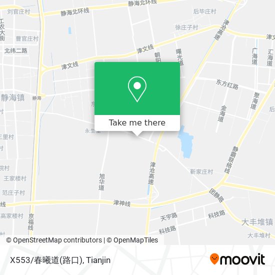 X553/春曦道(路口) map