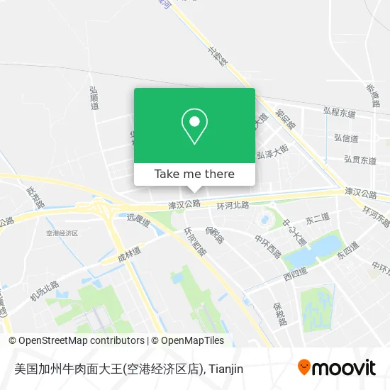 美国加州牛肉面大王(空港经济区店) map