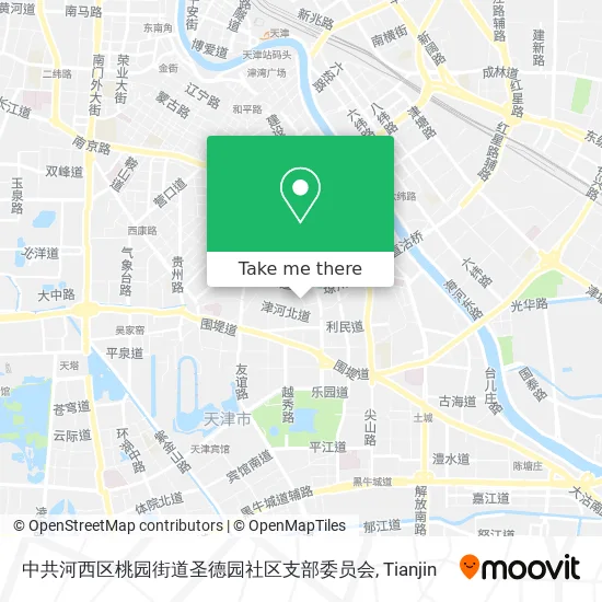 中共河西区桃园街道圣德园社区支部委员会 map