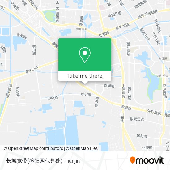 长城宽带(盛阳园代售处) map