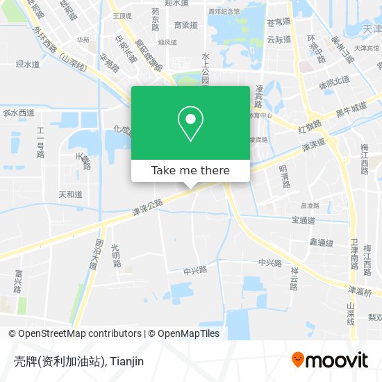 壳牌(资利加油站) map