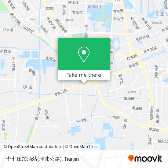 李七庄加油站(津涞公路) map