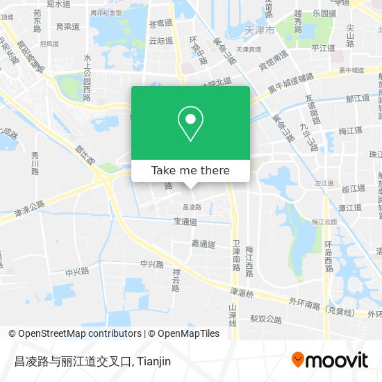 昌凌路与丽江道交叉口 map