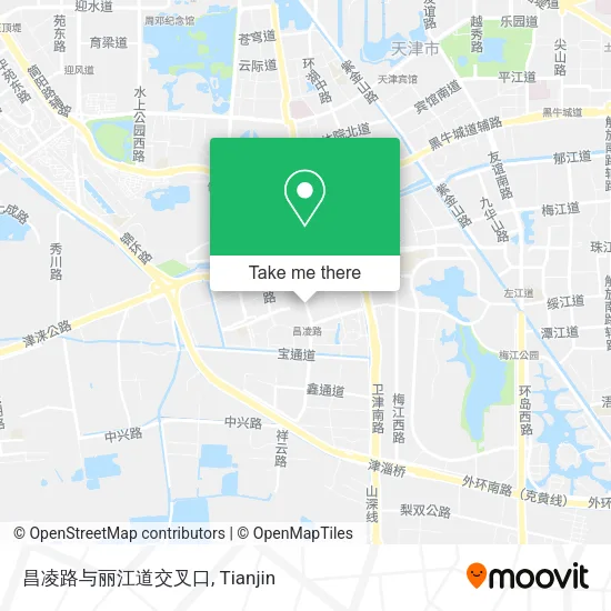 昌凌路与丽江道交叉口 map