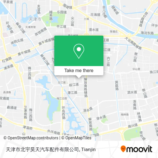 天津市北宇昊天汽车配件有限公司 map